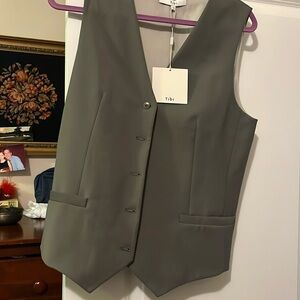 Tibi Tropical wool vest size 12